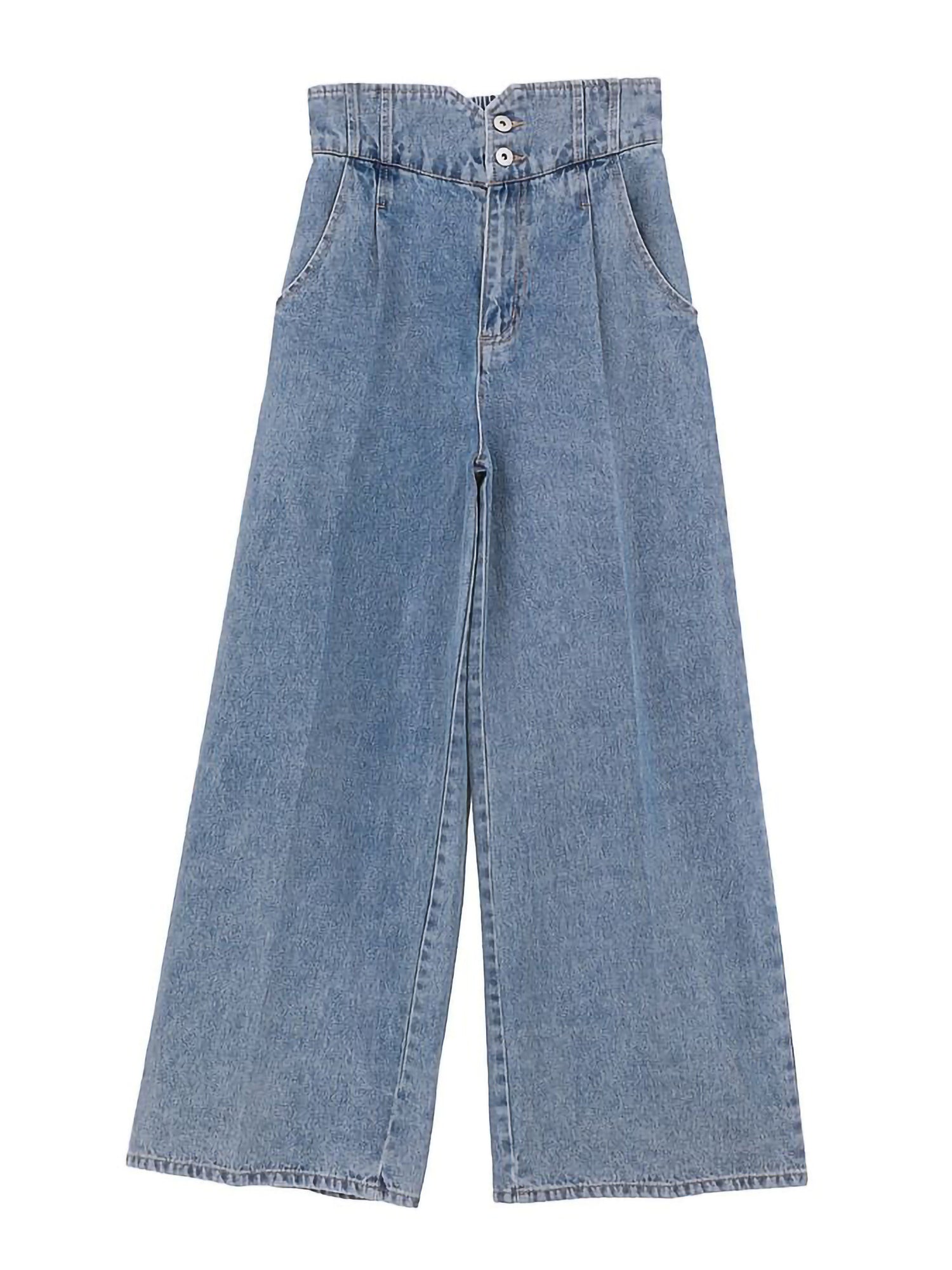 Orina High-Waisted Denim Pants