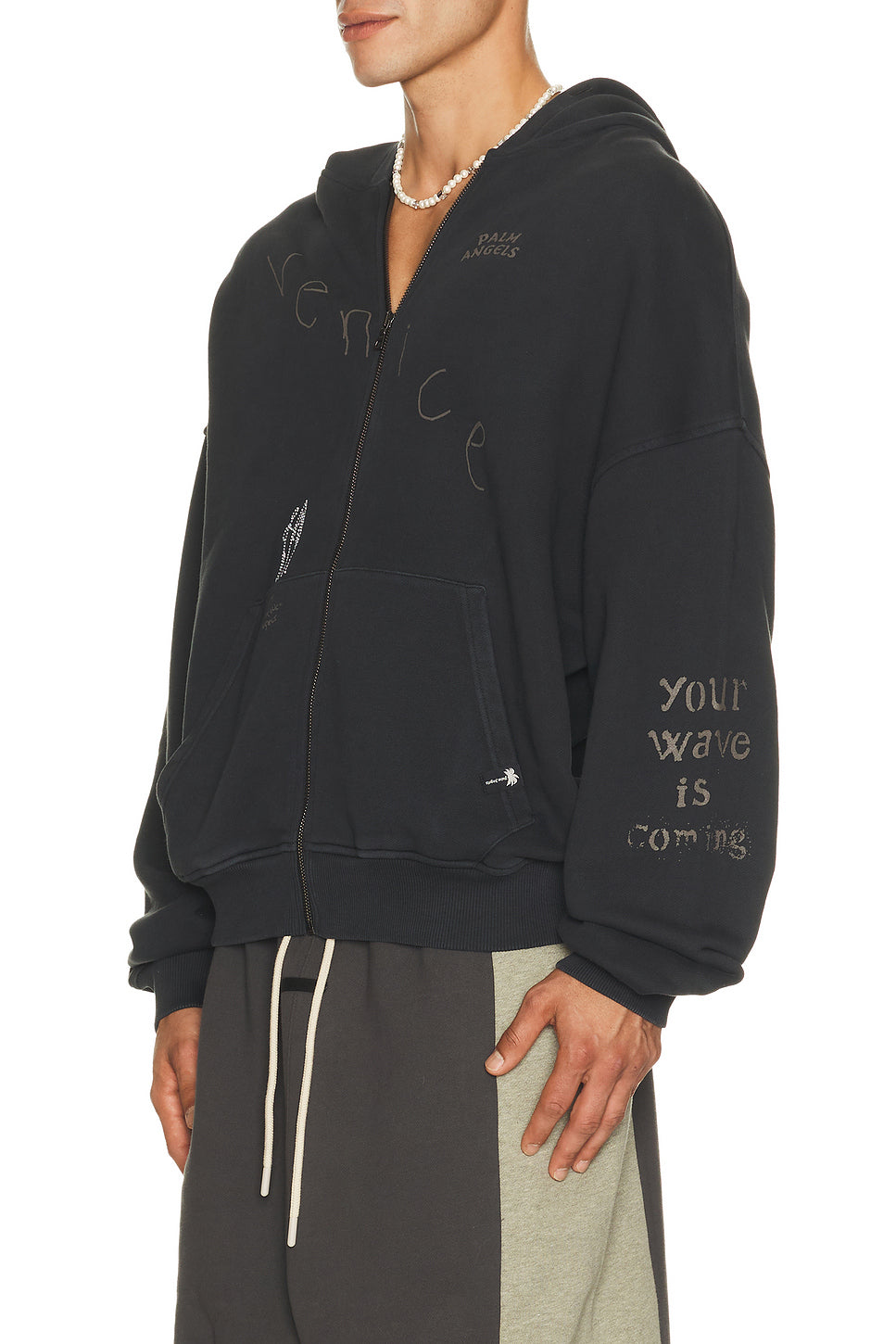 Surfer Dream Zipped Loose Hoodie