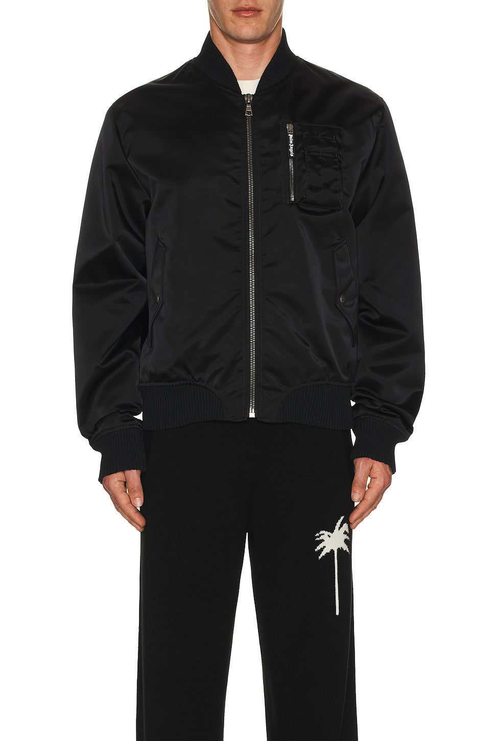 Curved Logo Bomber