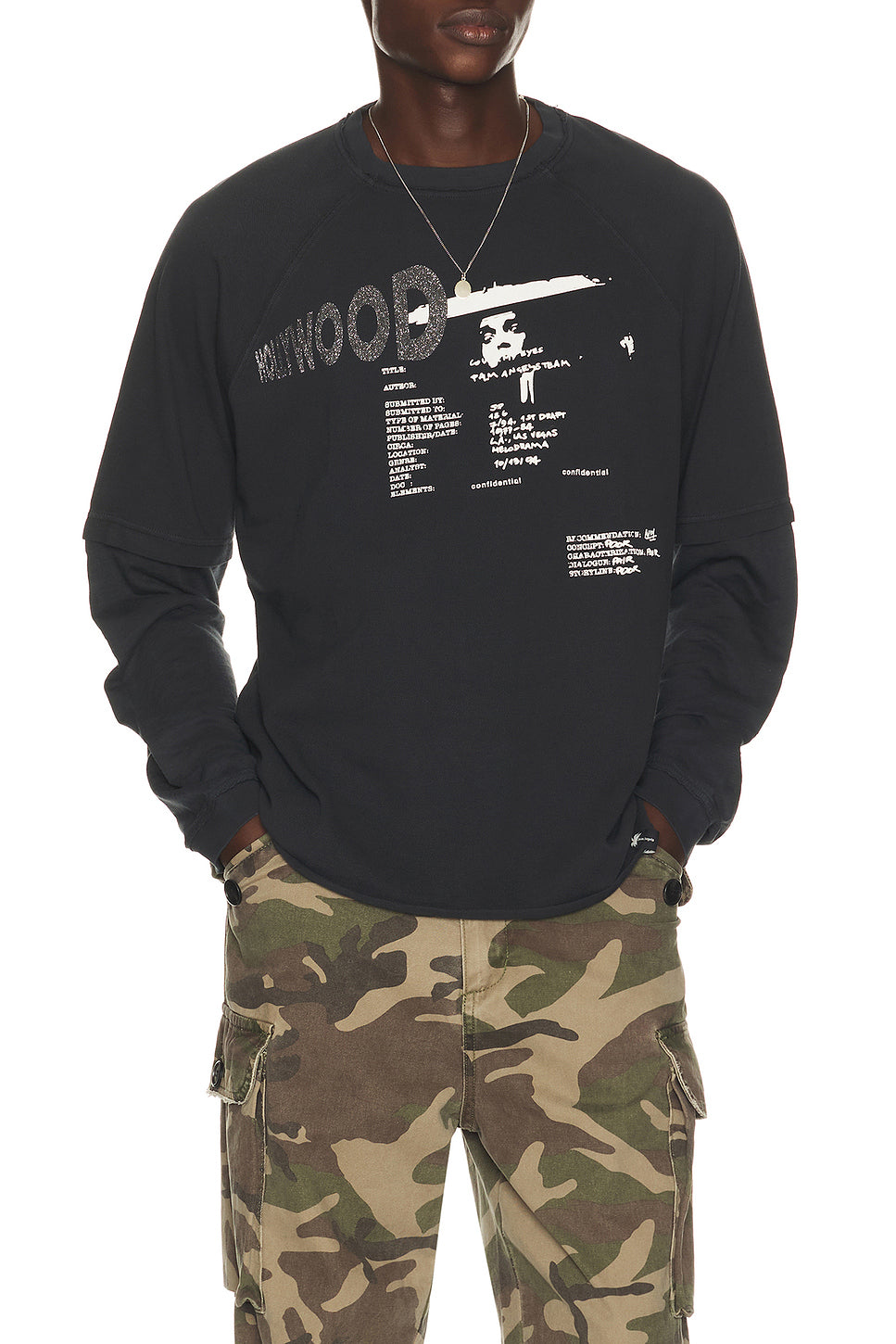 Neon Blvd Double Layer Long Sleeve
