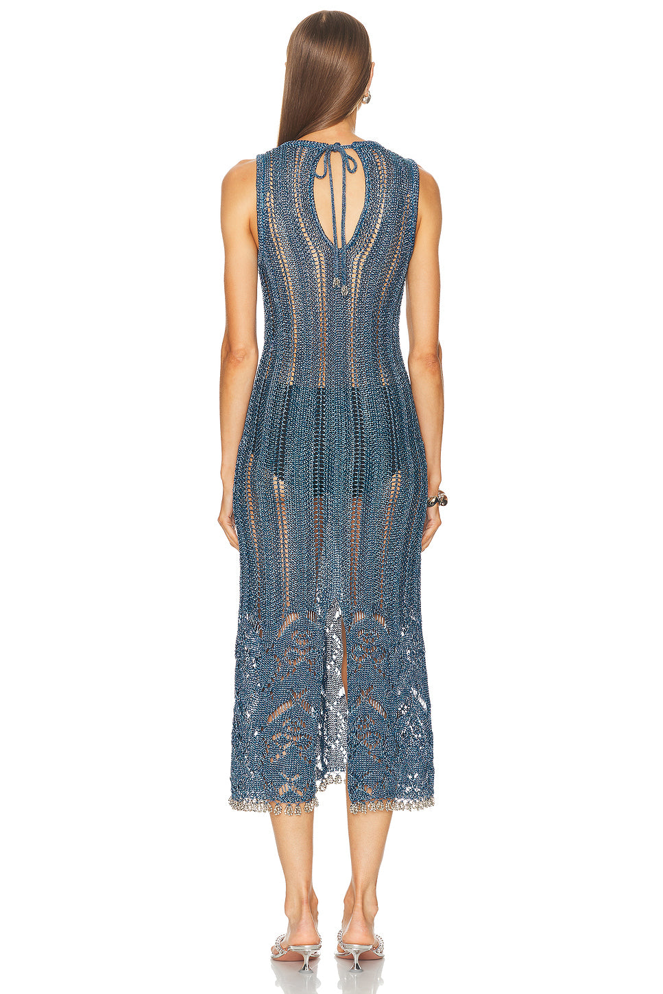 Crochet Lurex Dress