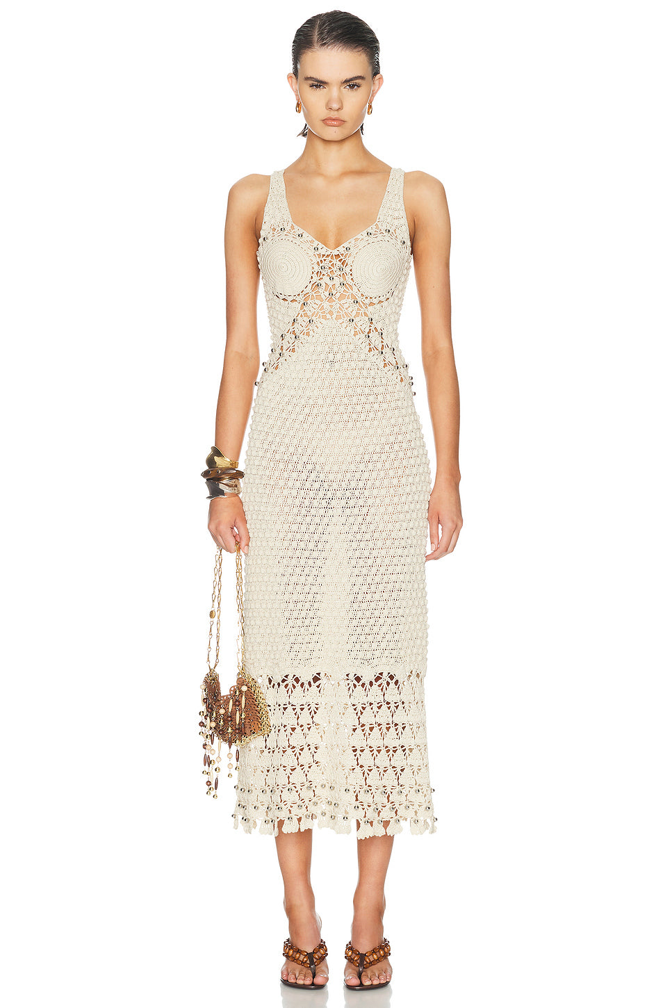 Sleeveless Crochet Dress