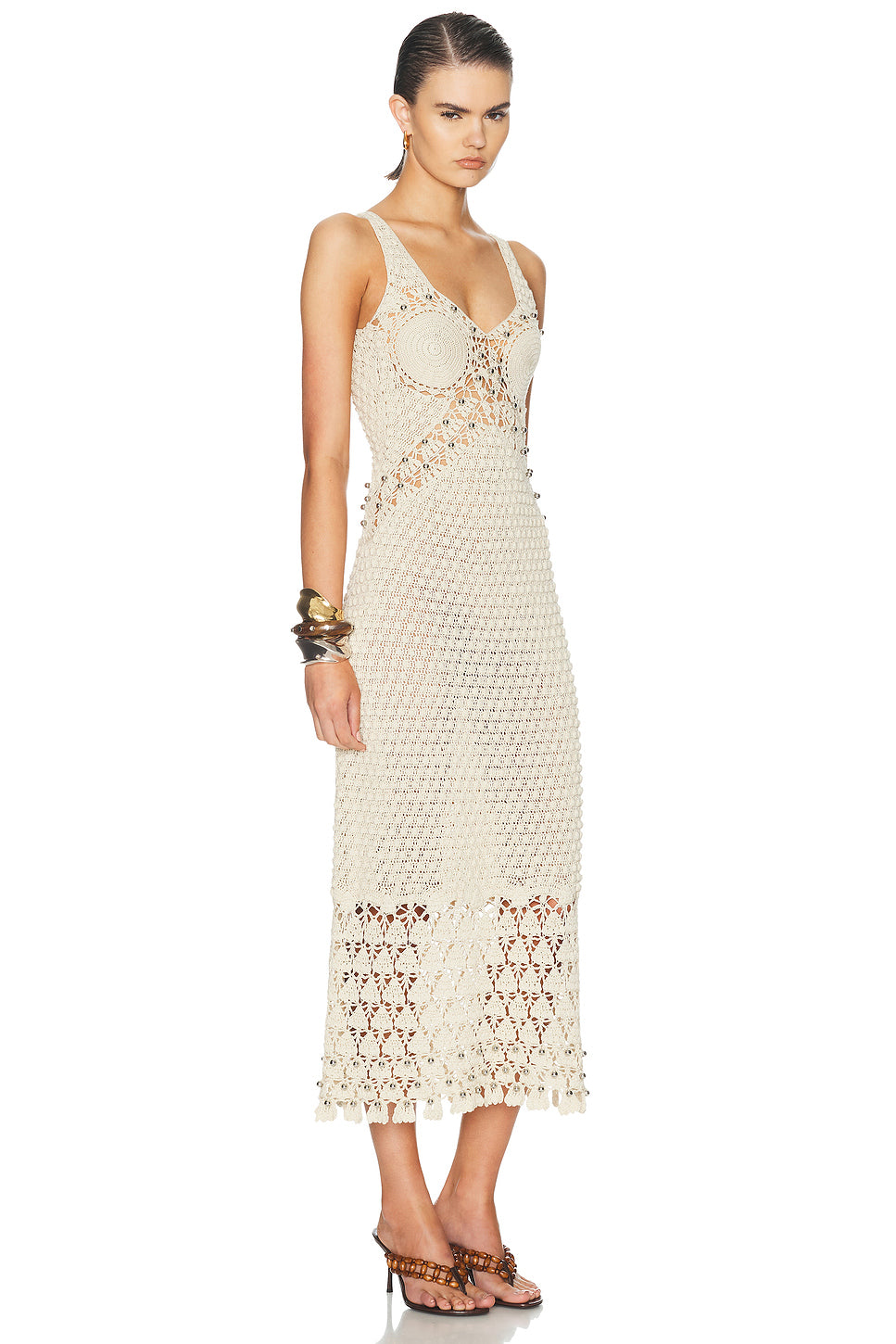 Sleeveless Crochet Dress
