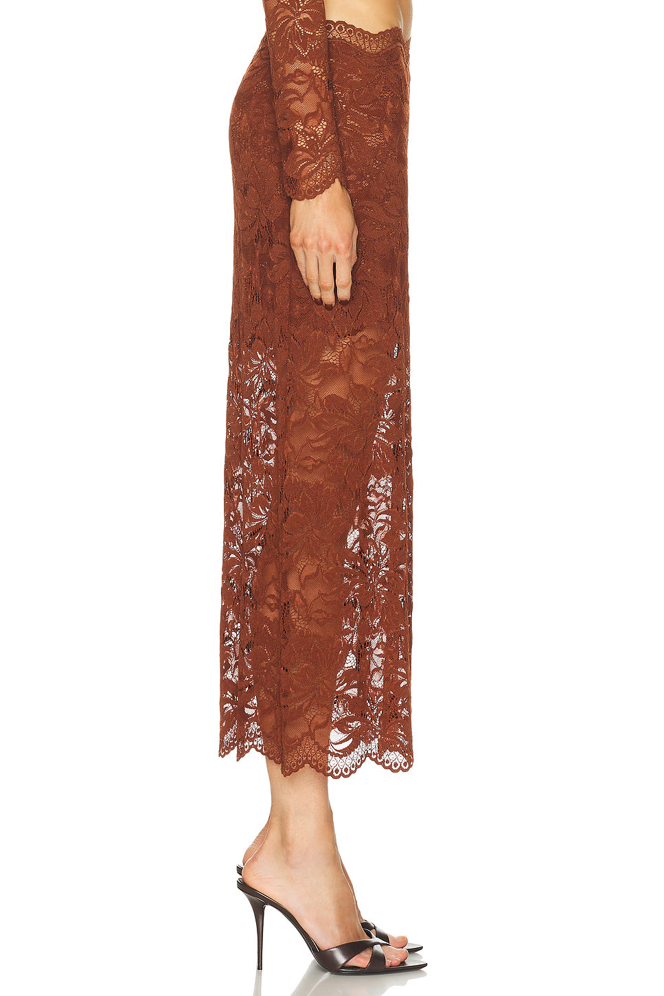Lace Midi Skirt