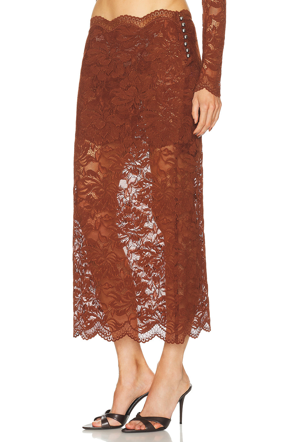 Lace Midi Skirt