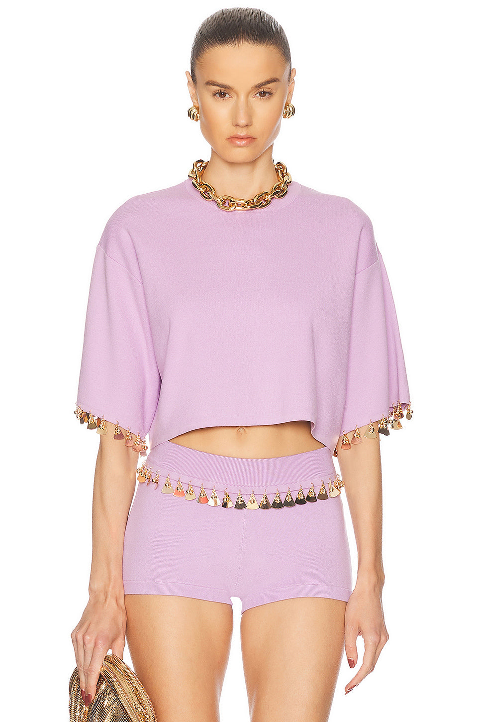 Embellished Crop Top