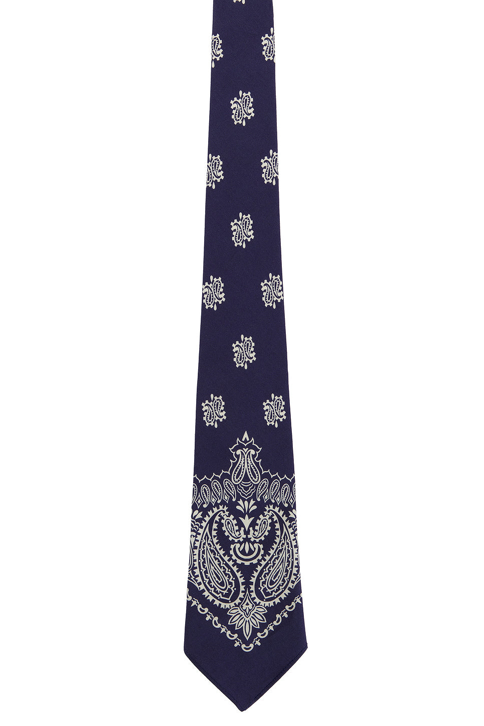 Bandana Print Woven Neck Tie