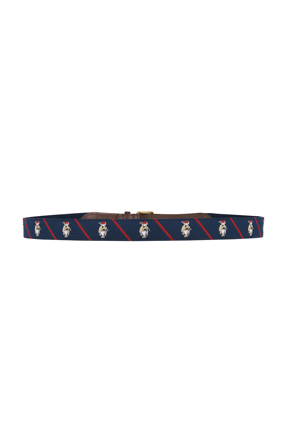 Ribbon & Leather Seasonal Bear Belt