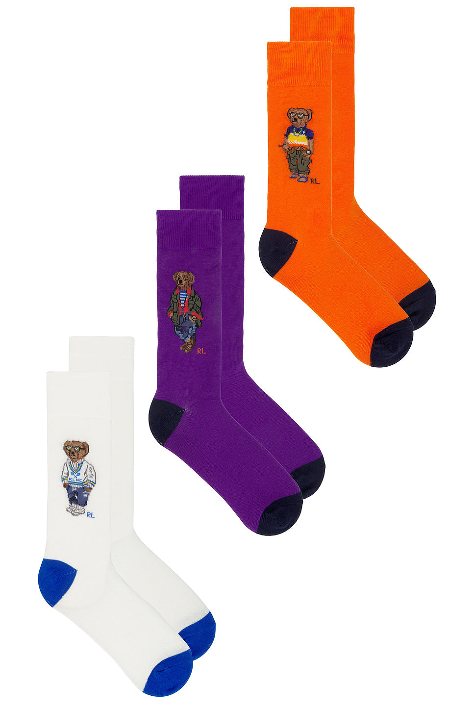 Seasonal Bear Socks 3-Pack Gift Box