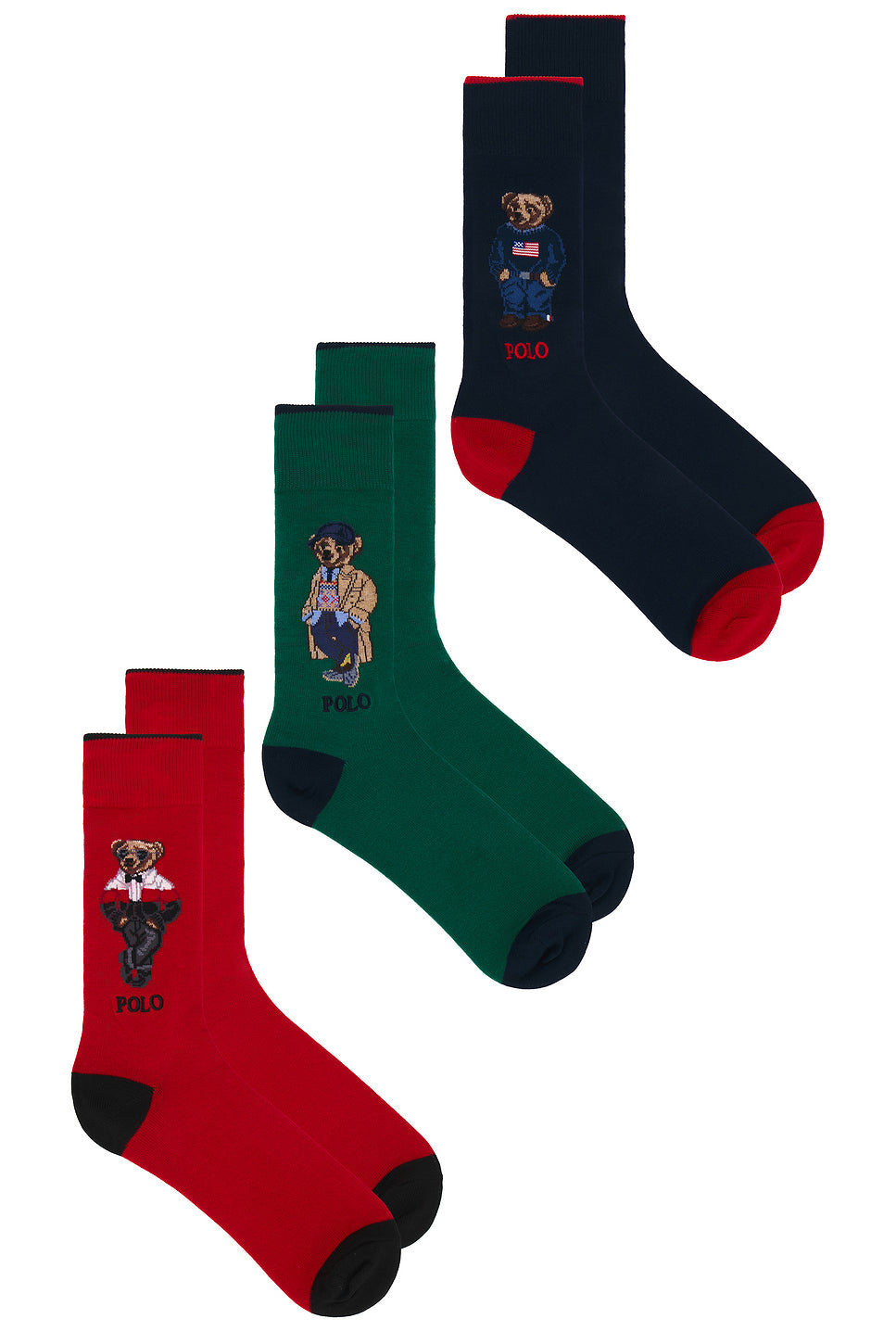 Seasonal Bears Slack Socks 3-Pack Giftbox