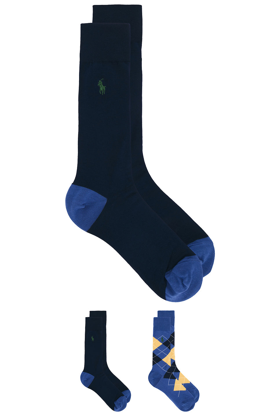 Argyle Slack Socks 2-Pack