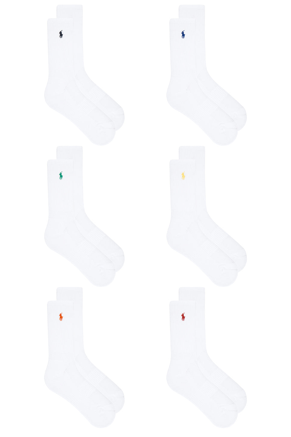 Performance Solid Socks 6-Pack