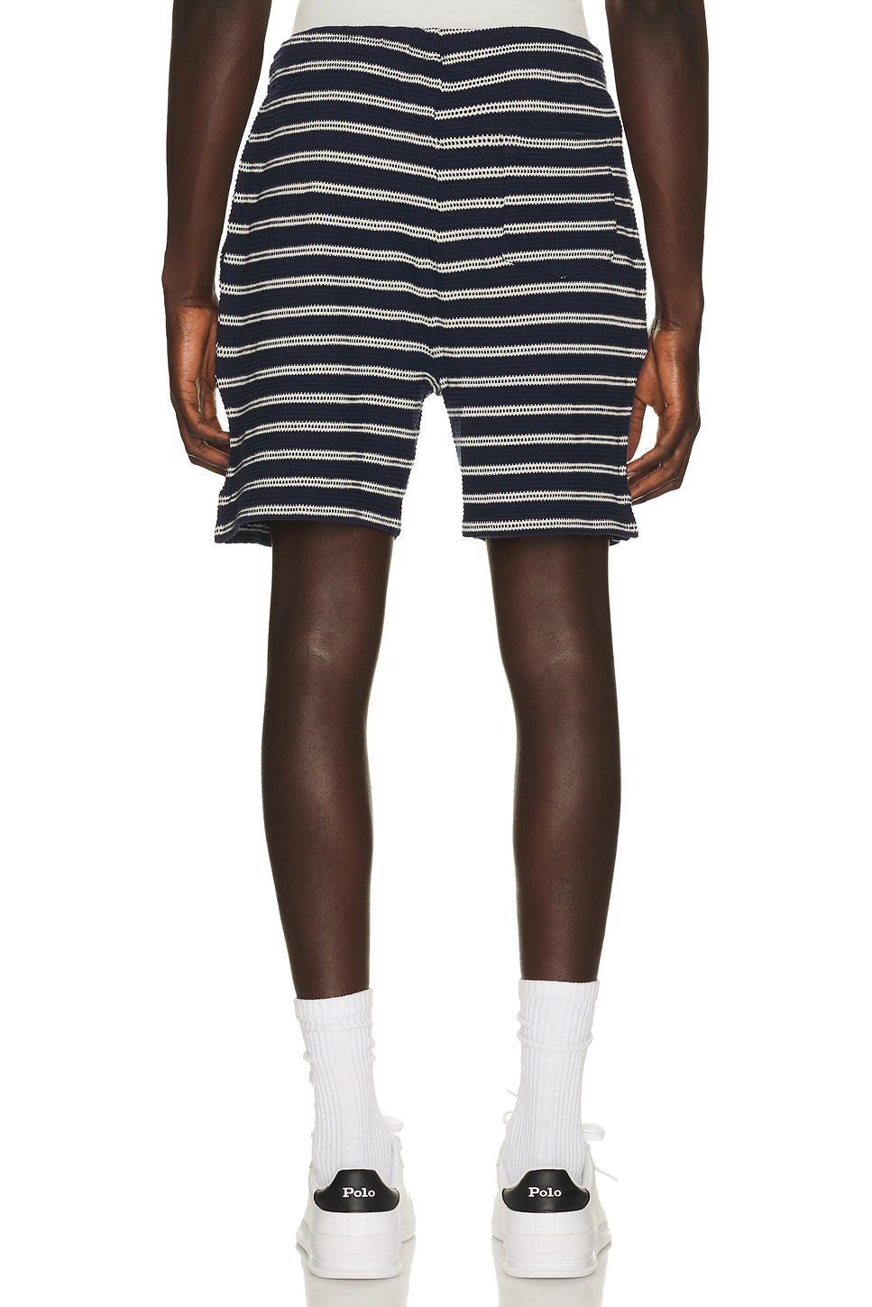 Cotton Club Bar Stripe Textured Pull On Short