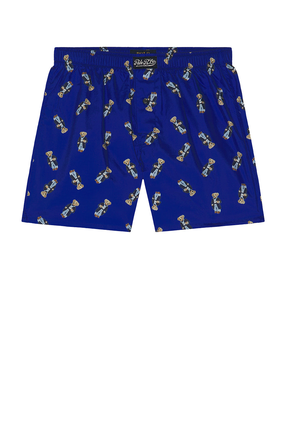 Woven Boxer With Bear Print