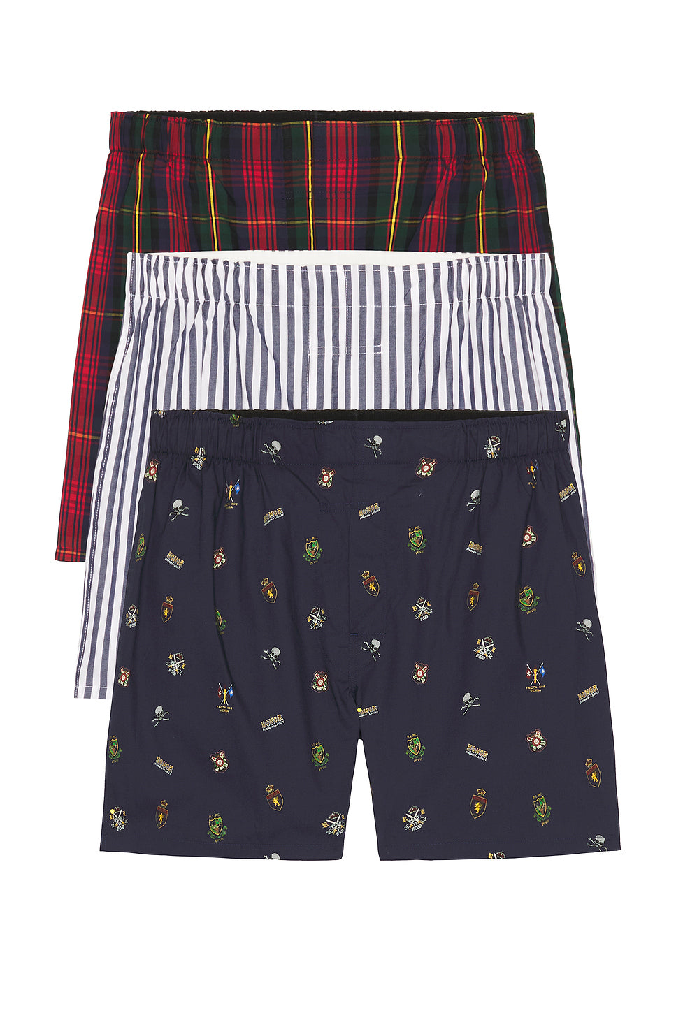 Classic Fit Cotton 3 Pack Woven Boxers