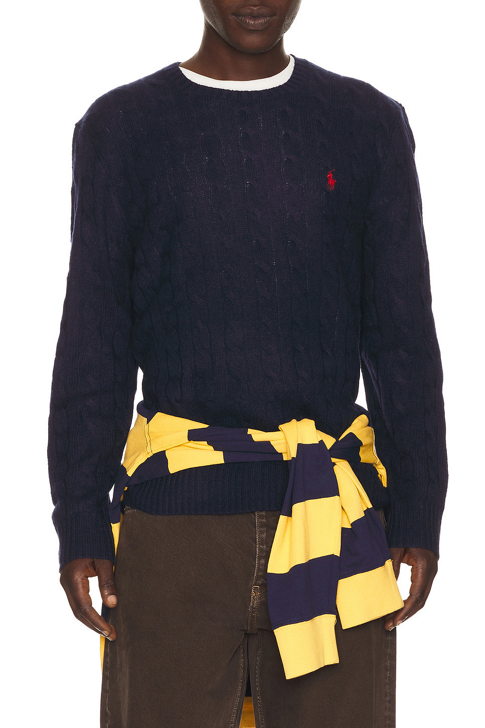 Cable-Knit Wool-Cashmere Sweater