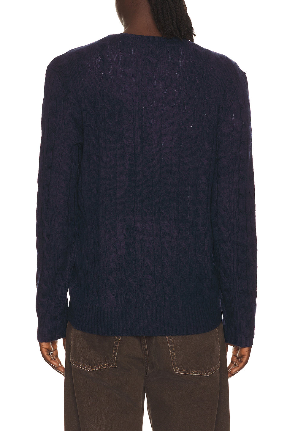 Cable-Knit Wool-Cashmere Sweater