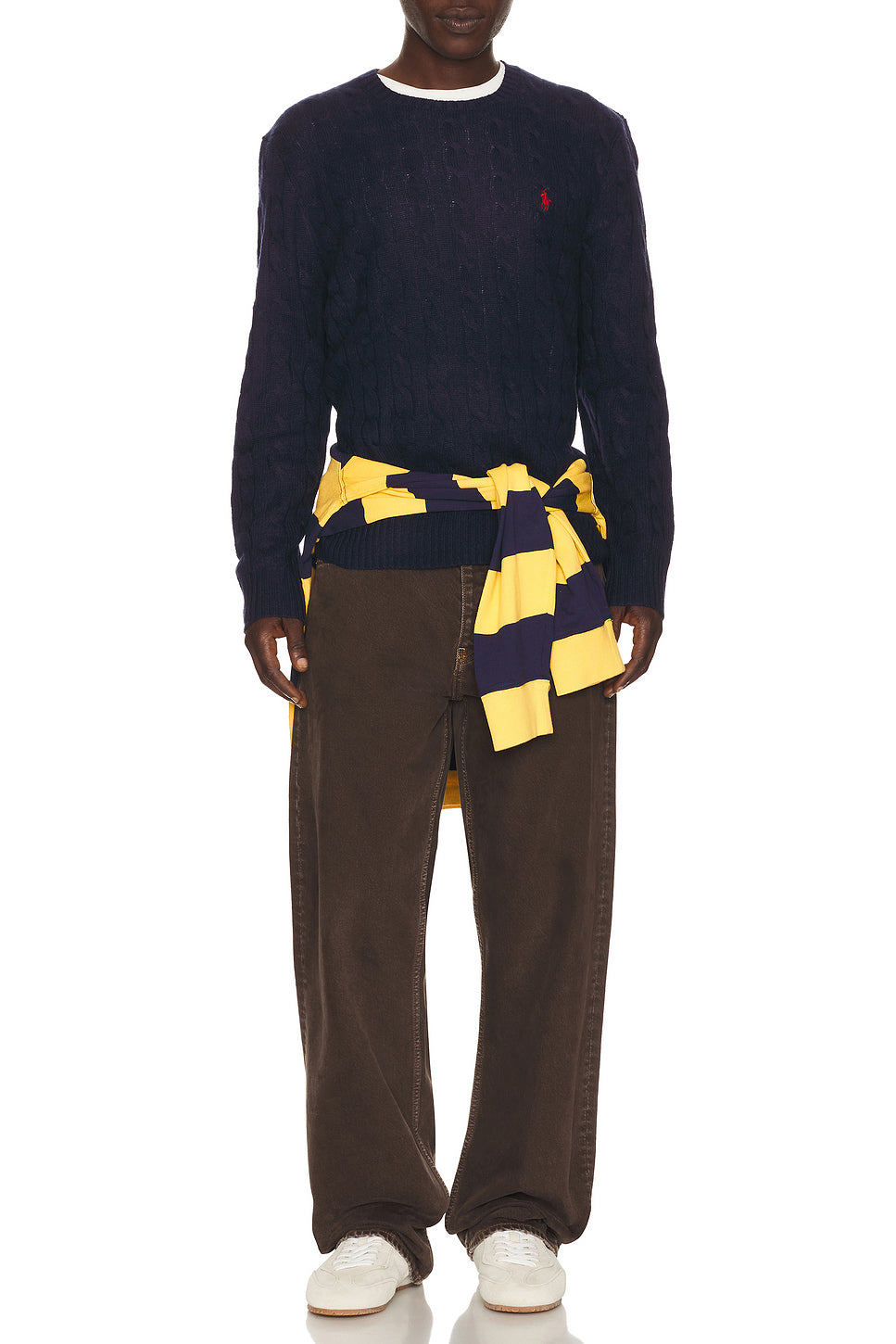 Cable-Knit Wool-Cashmere Sweater