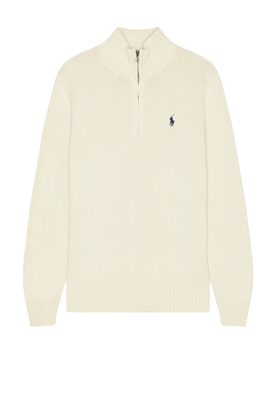 Cotton Quarter-Zip Sweater
