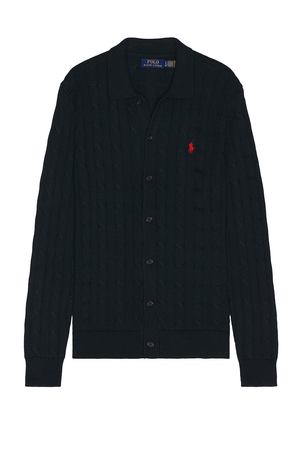 Button Placket Cardigan Sweater