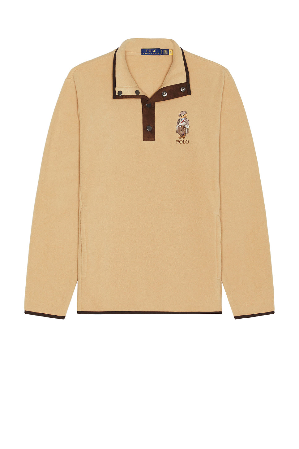 Fleece Novelty Heritage Bear Mockneck Sweatshirt