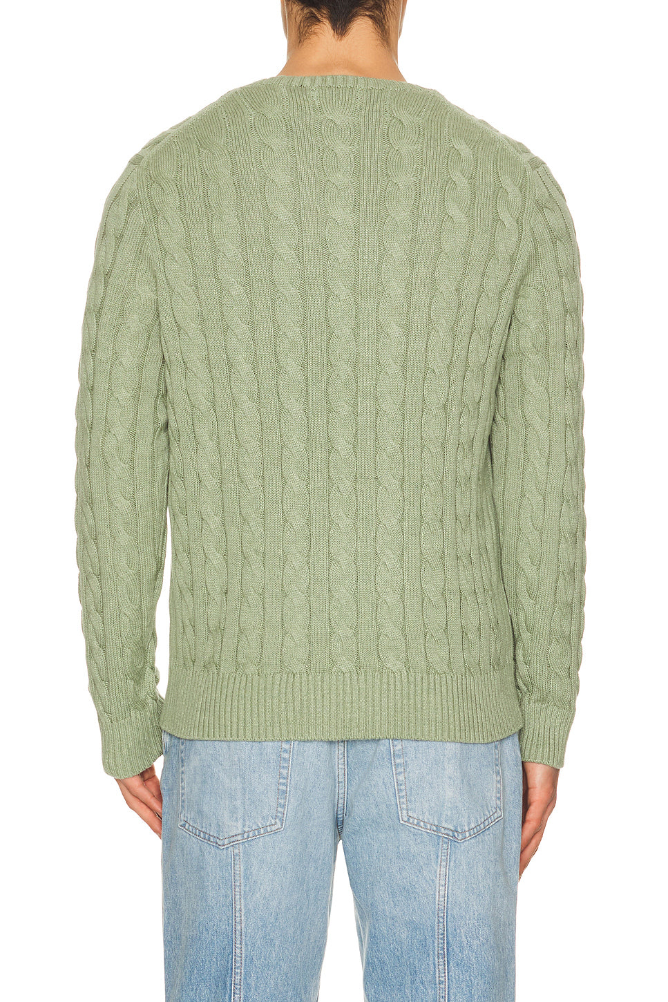 Cable Knit Crewneck Sweater