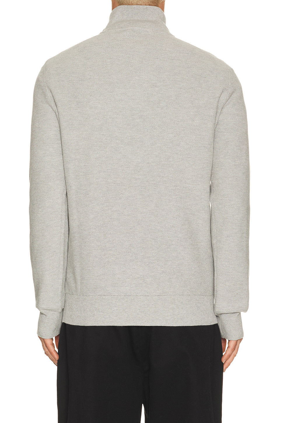 Cotton 1/2 Zip Pullover Sweater