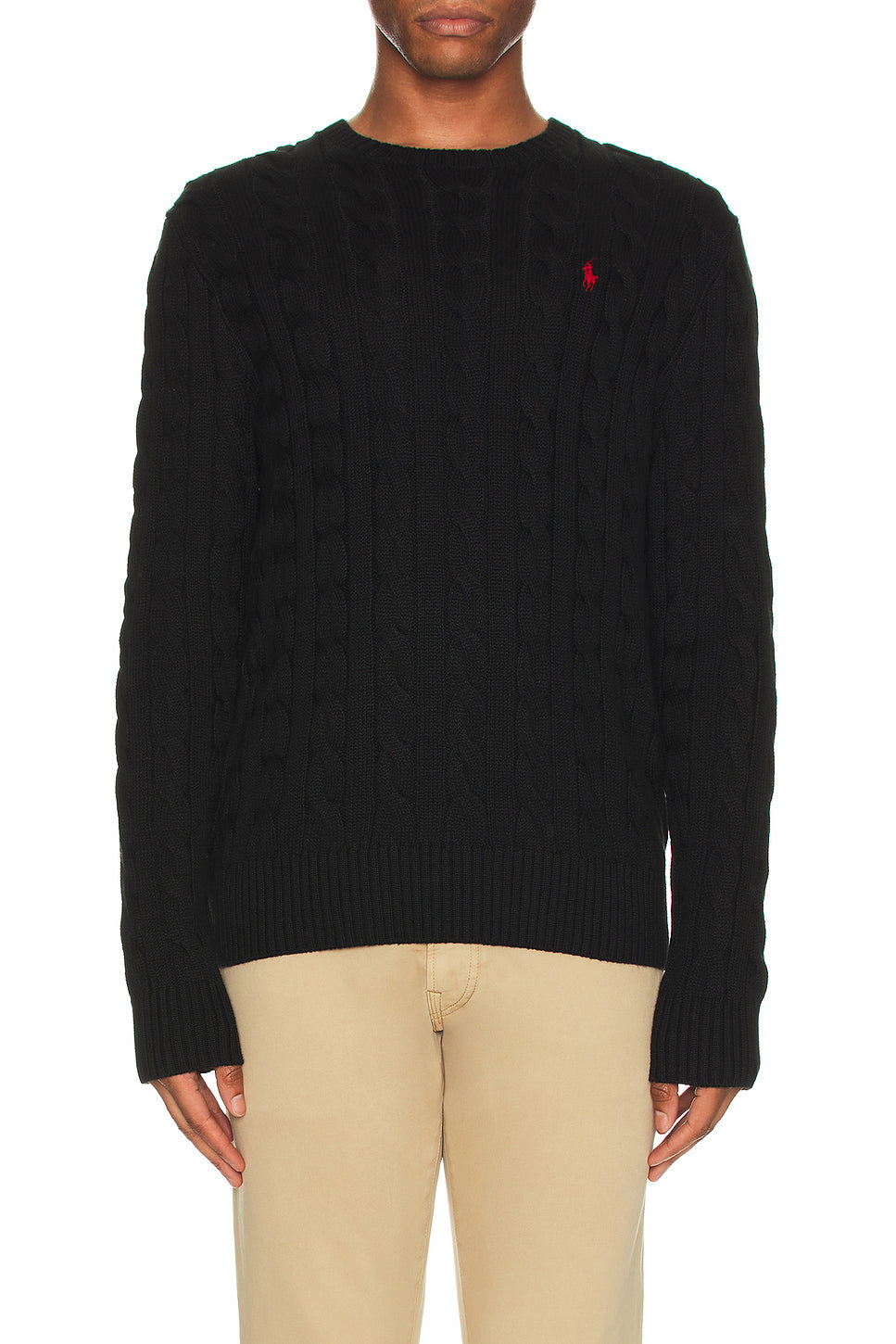 Cable Knit Cotton Sweater