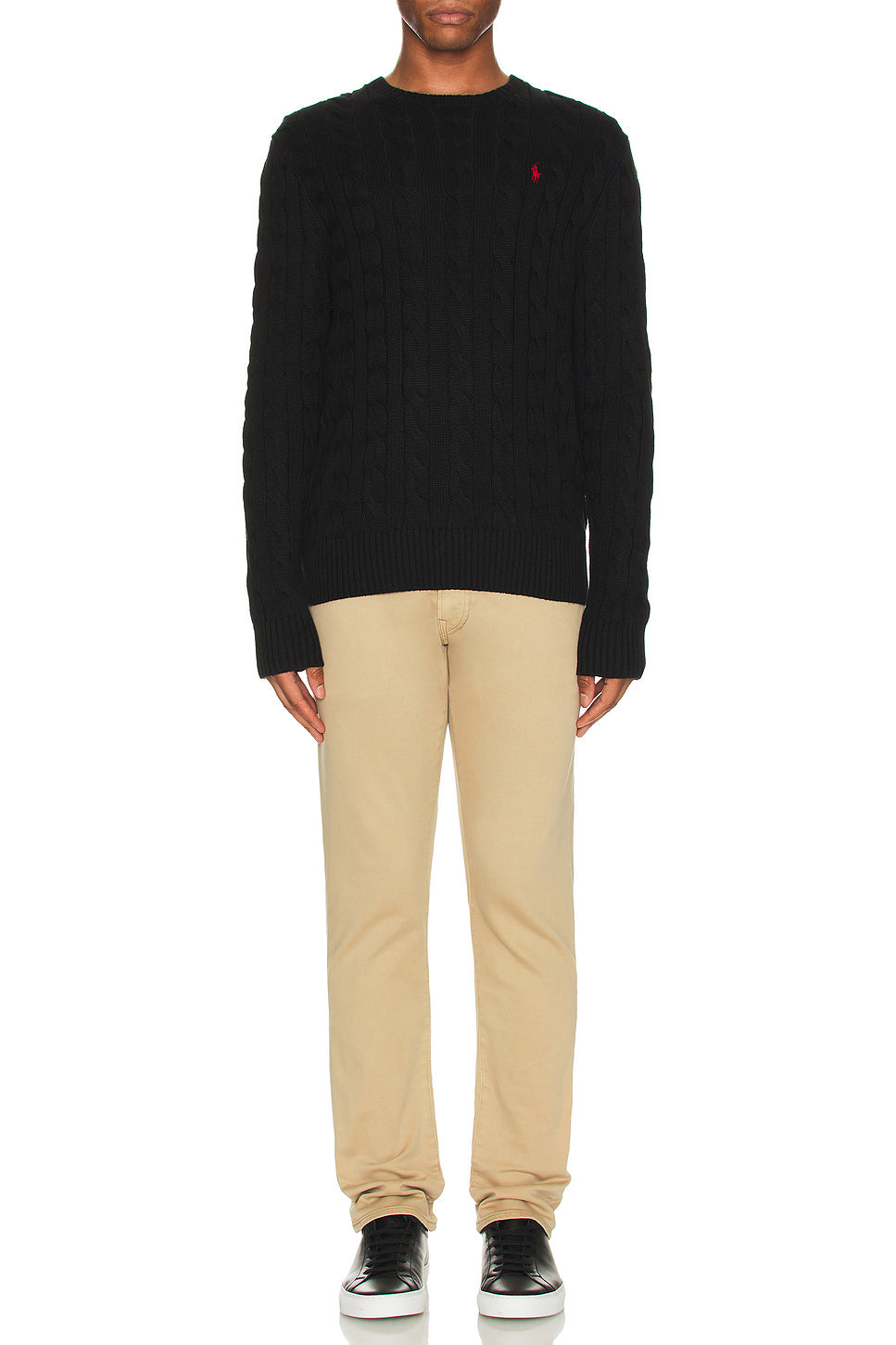 Cable Knit Cotton Sweater
