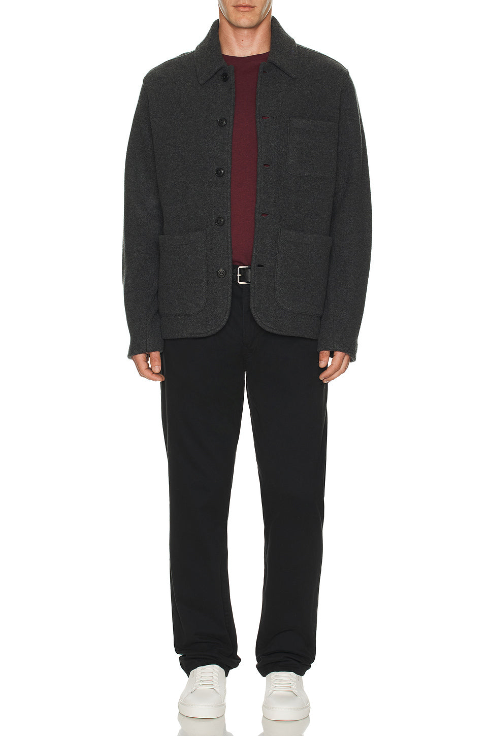Brushed Double Knit Chore Jacket