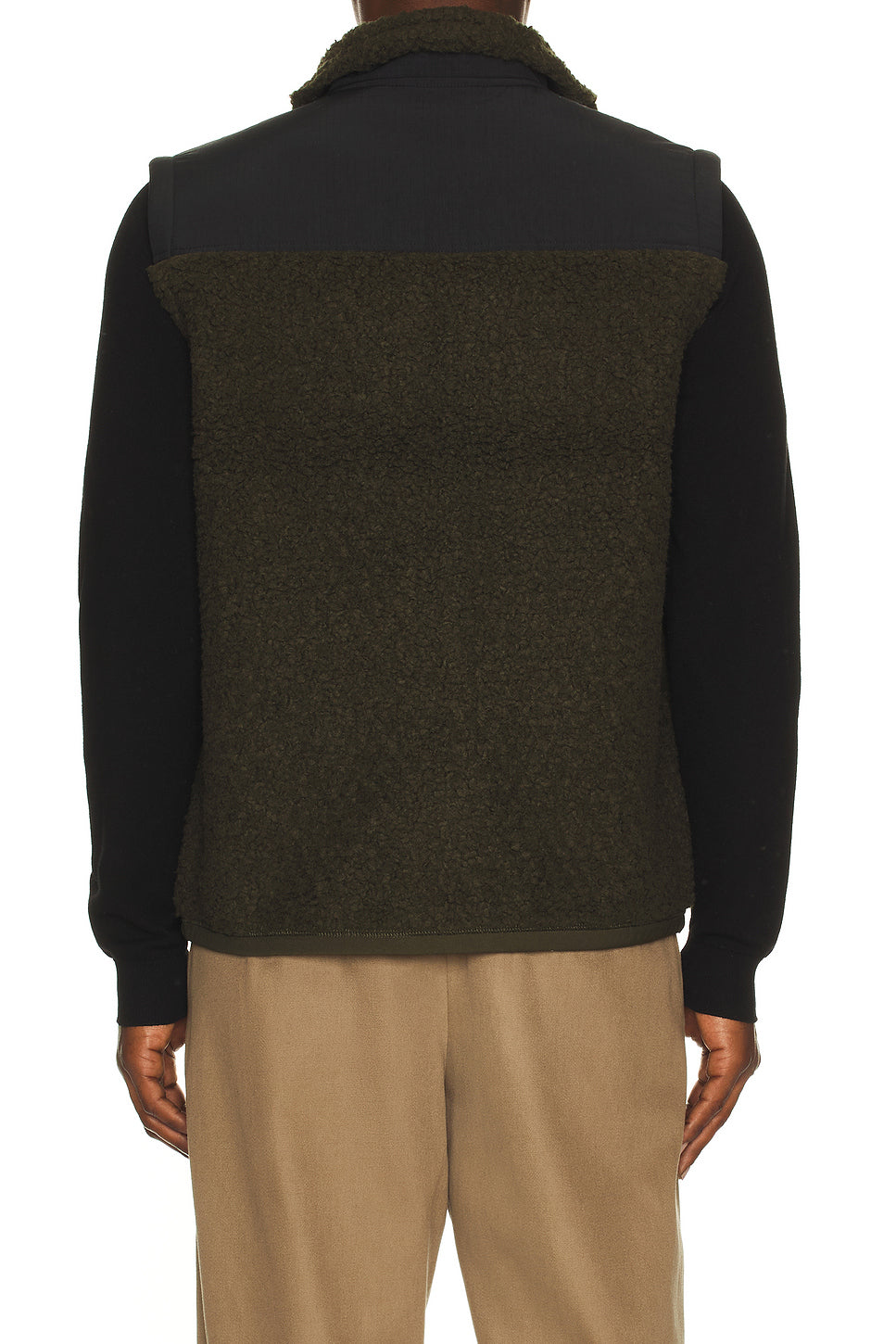 Bonded Hi-Pile Full Zip Hybrid Vest