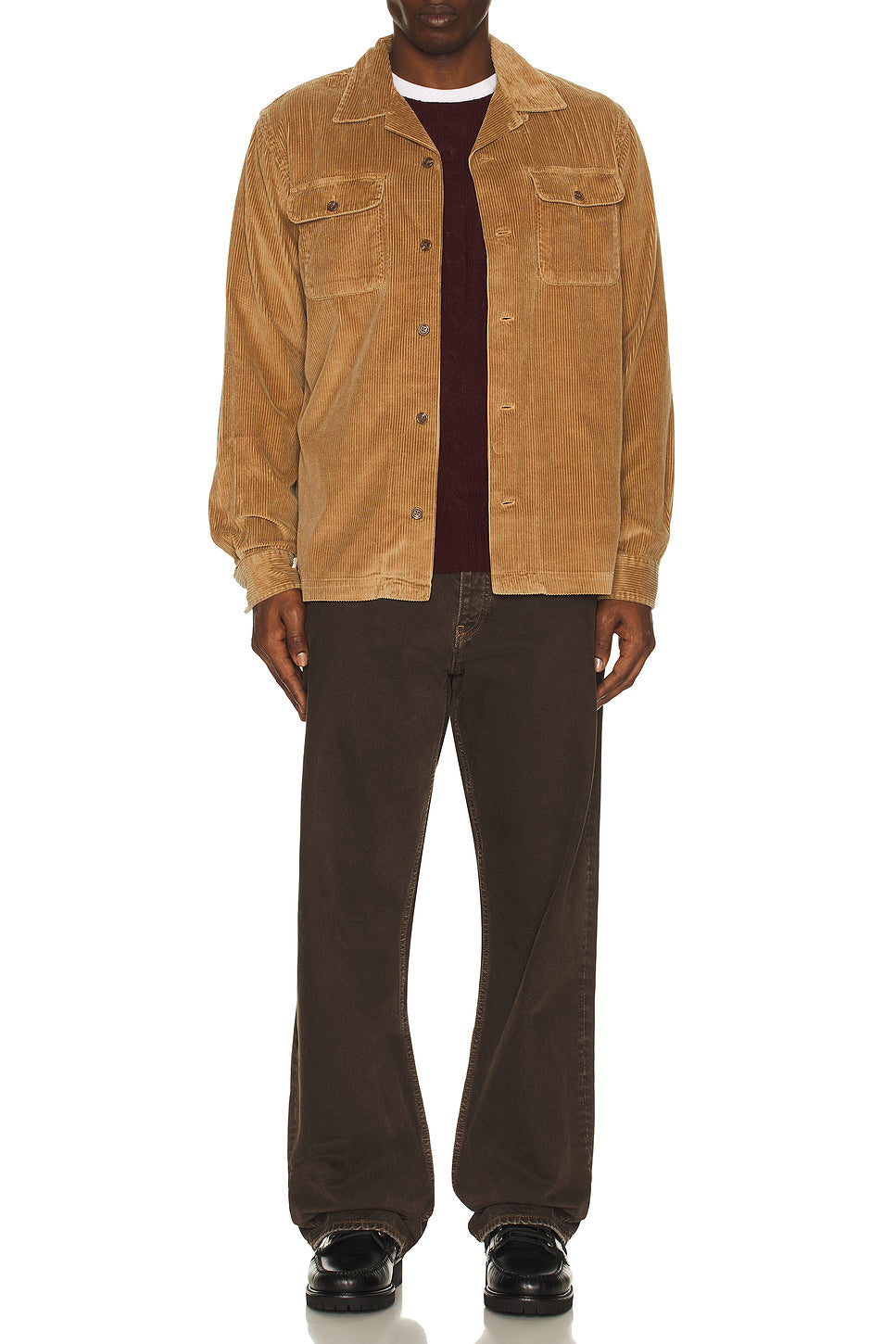 Long-sleeve Wide Wale Corduroy Teton Camp Sport Shirt