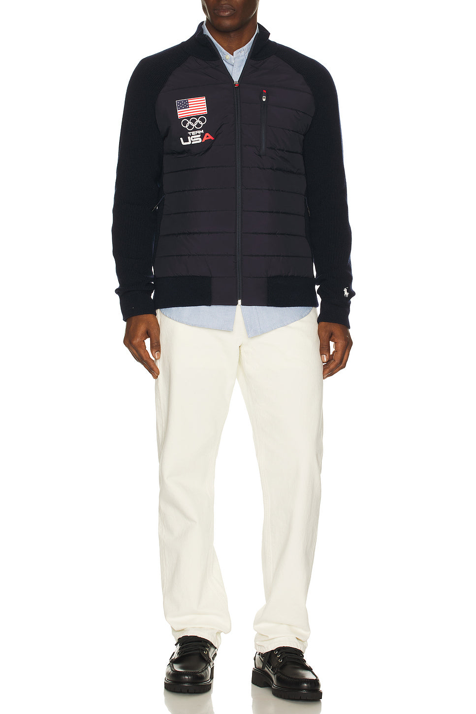 Winter Olympics Nylon Sweater Full Zip