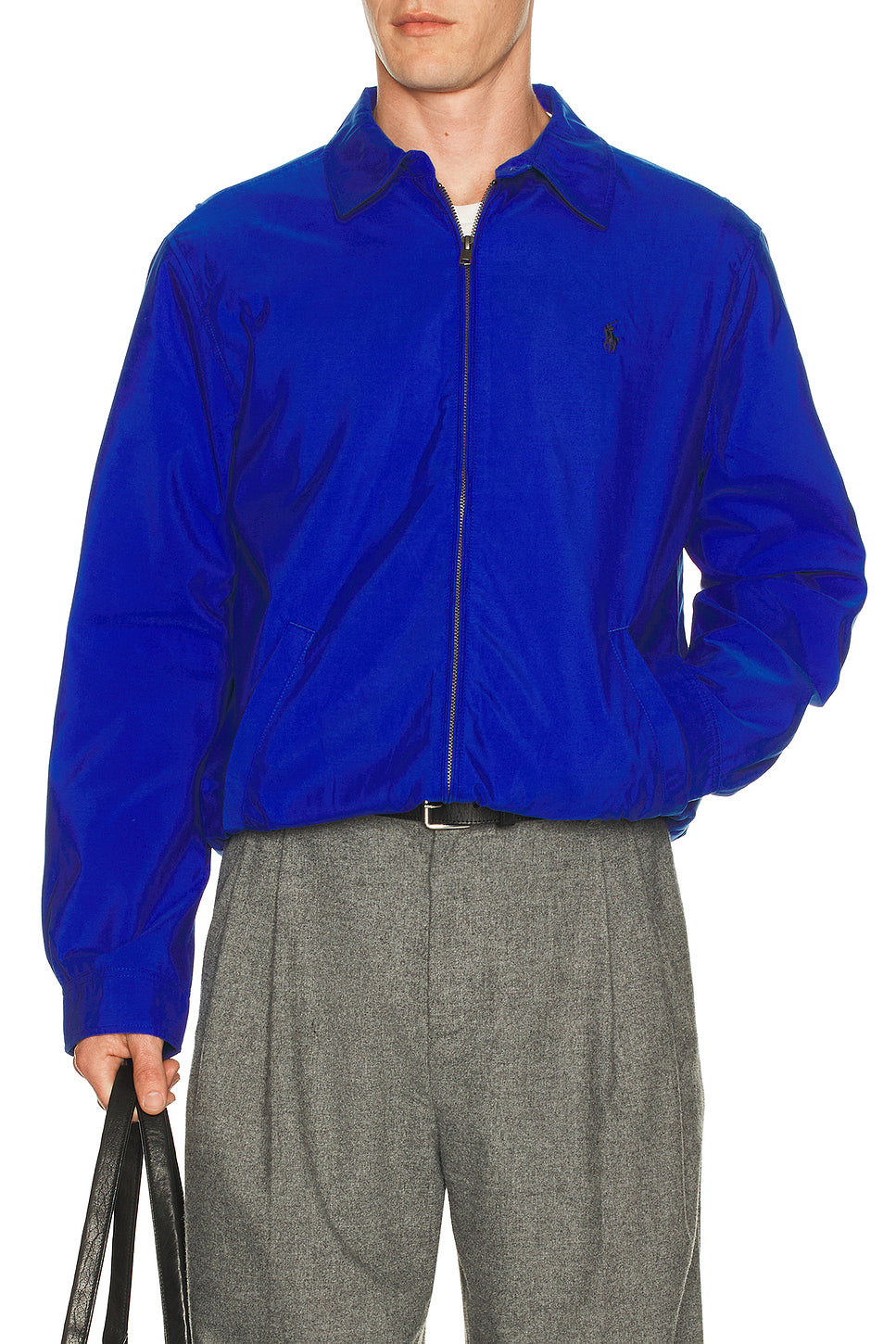 Long Sleeve Polyester Twill Bi-Swing Windbreaker Jacket