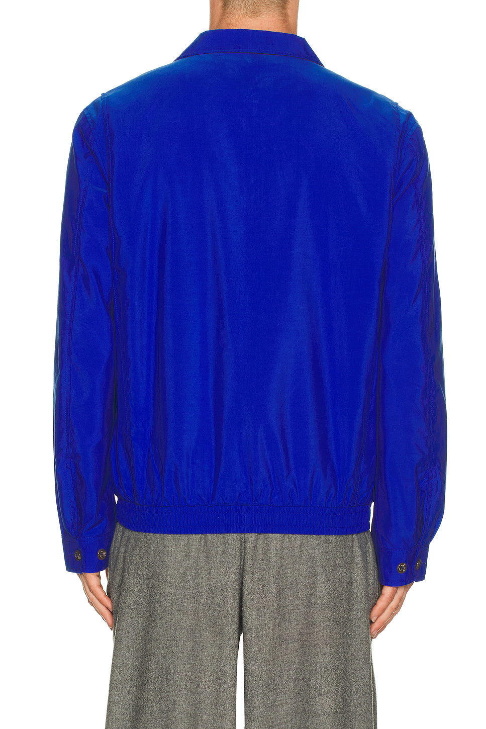 Long Sleeve Polyester Twill Bi-Swing Windbreaker Jacket
