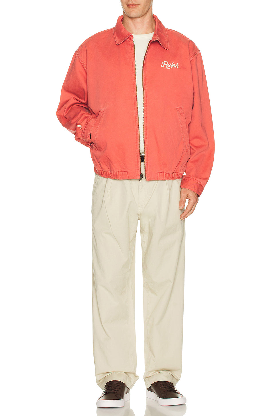 Twill Ralph Script Windbreaker Jacket