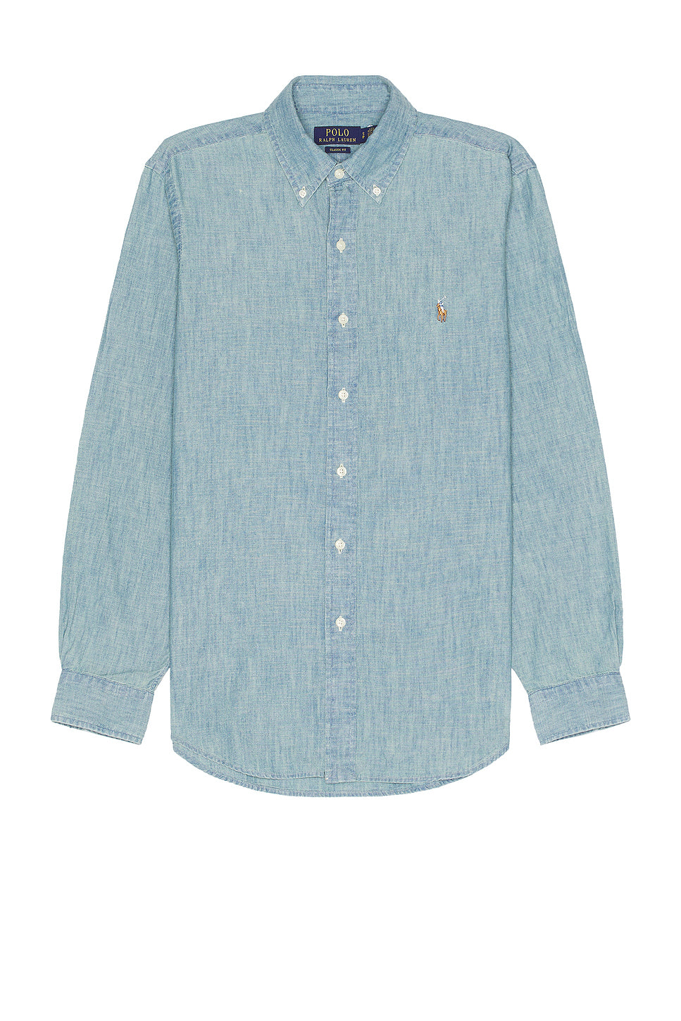 Long Sleeve Chambray Sport Shirt