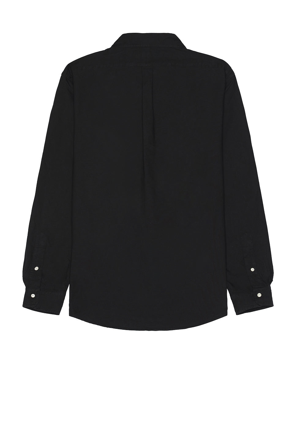 Garment Dyed Oxford Shirt in Black