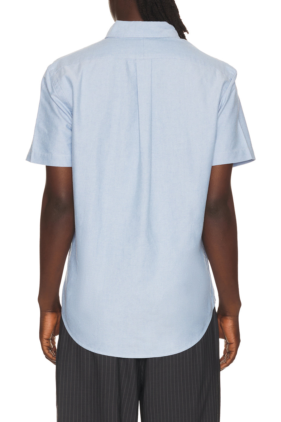 Oxford Short Sleeve Shirt in Blue