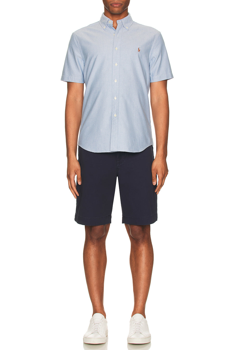 Oxford Short Sleeve Shirt in Blue