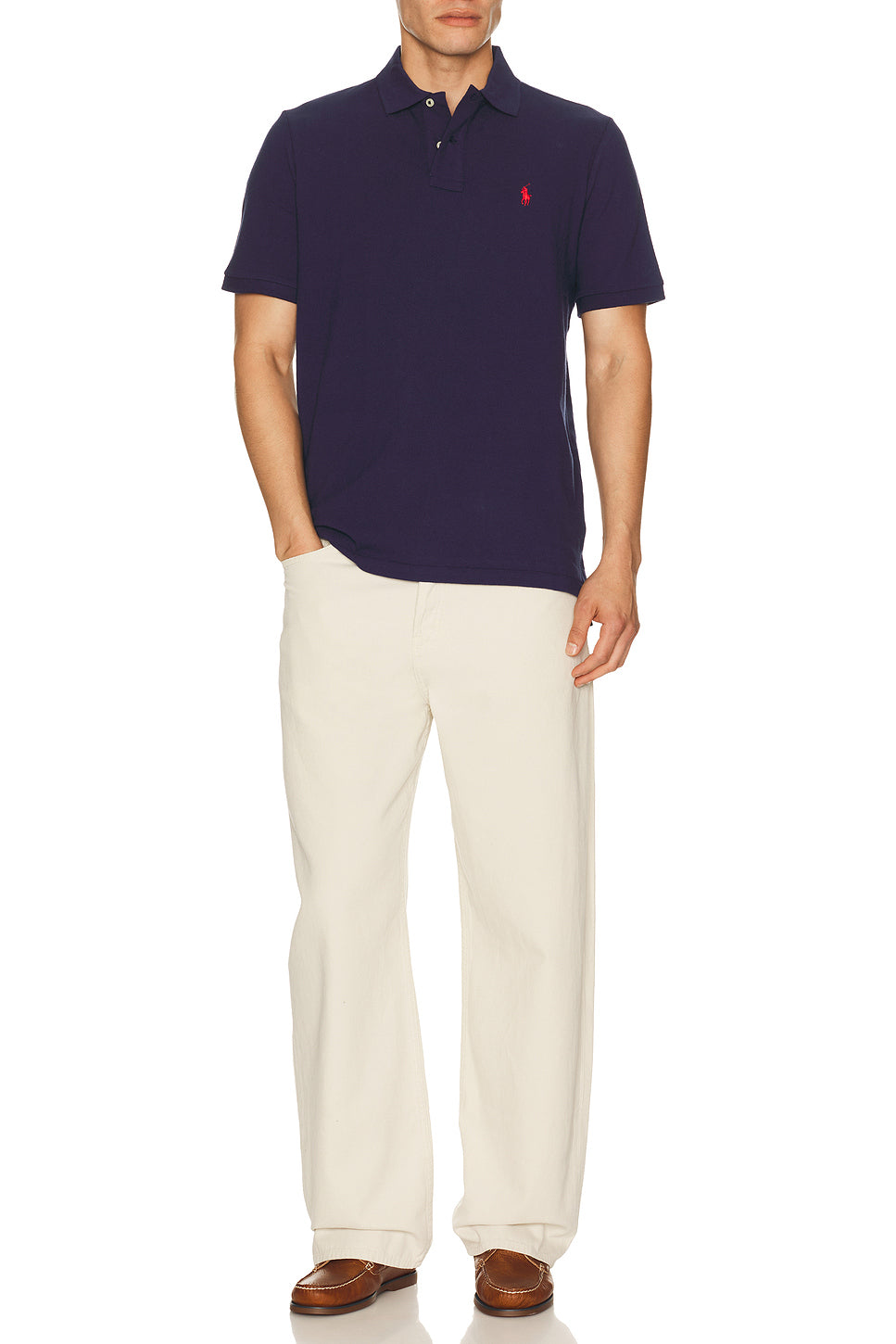 Short Sleeve Mesh Polo