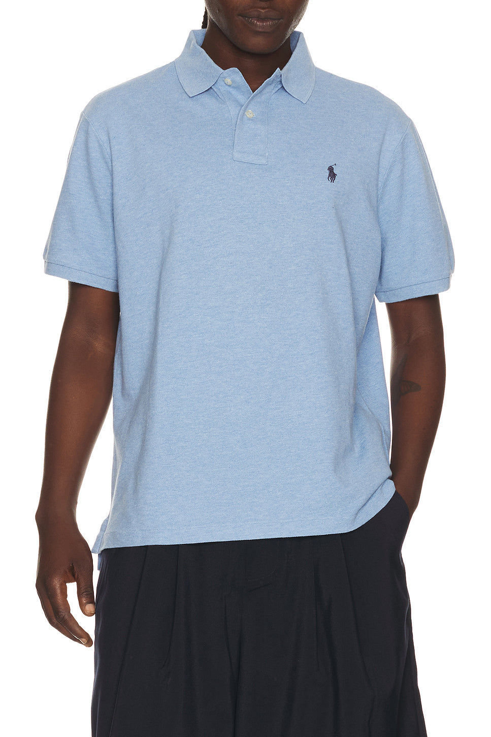 Short Sleeve Mesh Polo