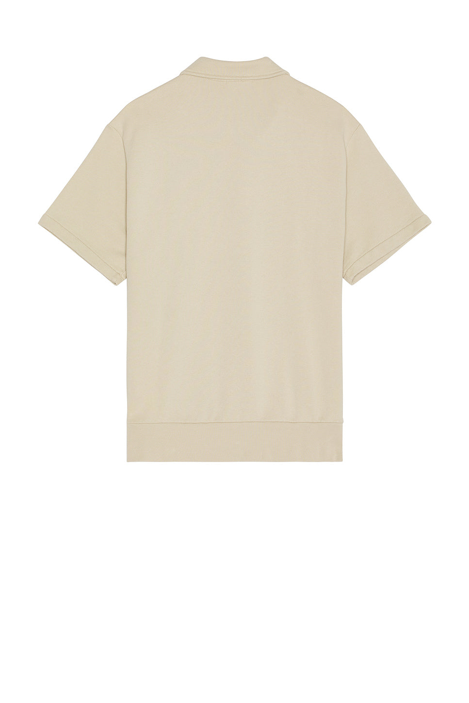 Short Sleeve Loopback Terry Polo Sweatshirt