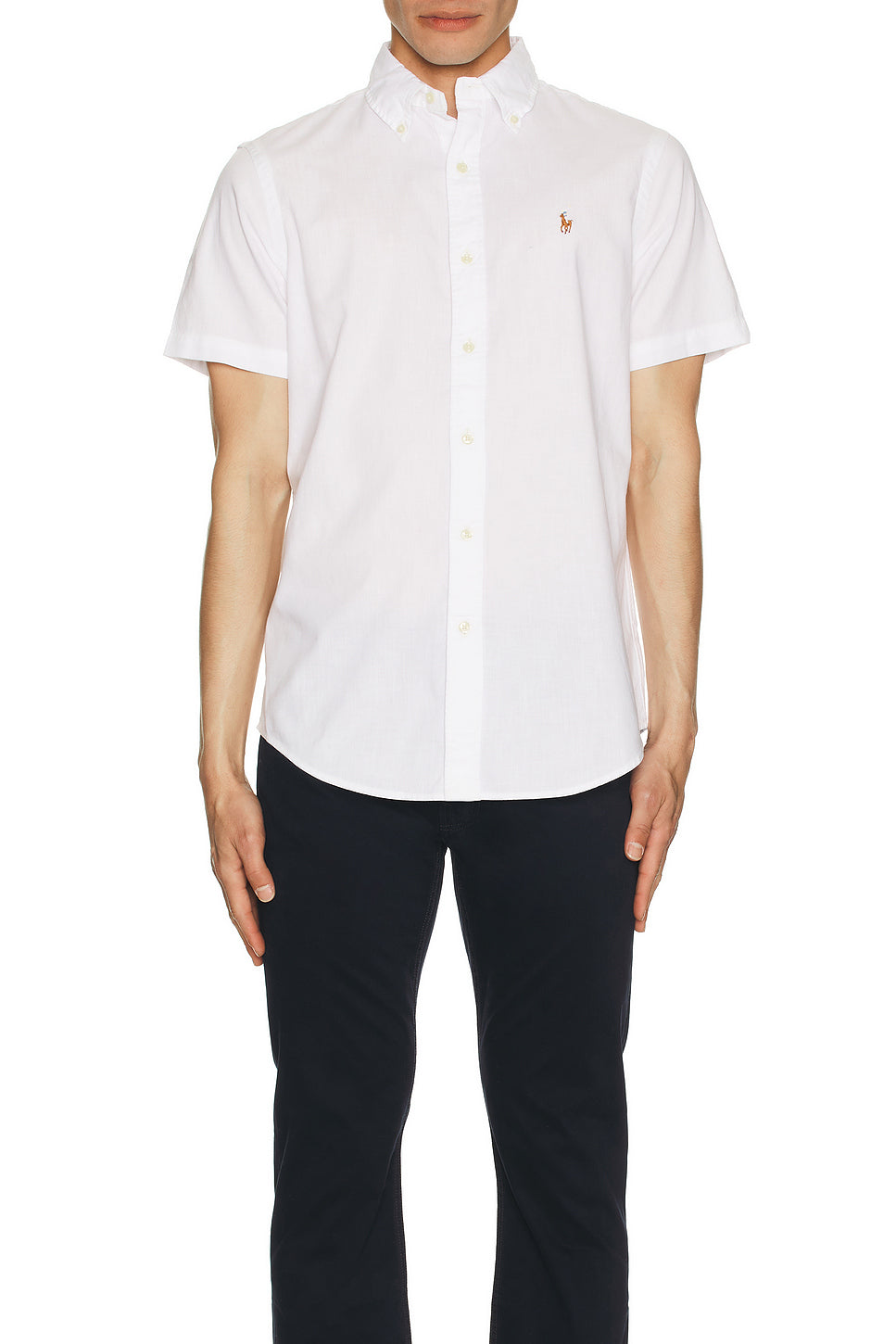 Short Sleeve Chambray Sport Shirt