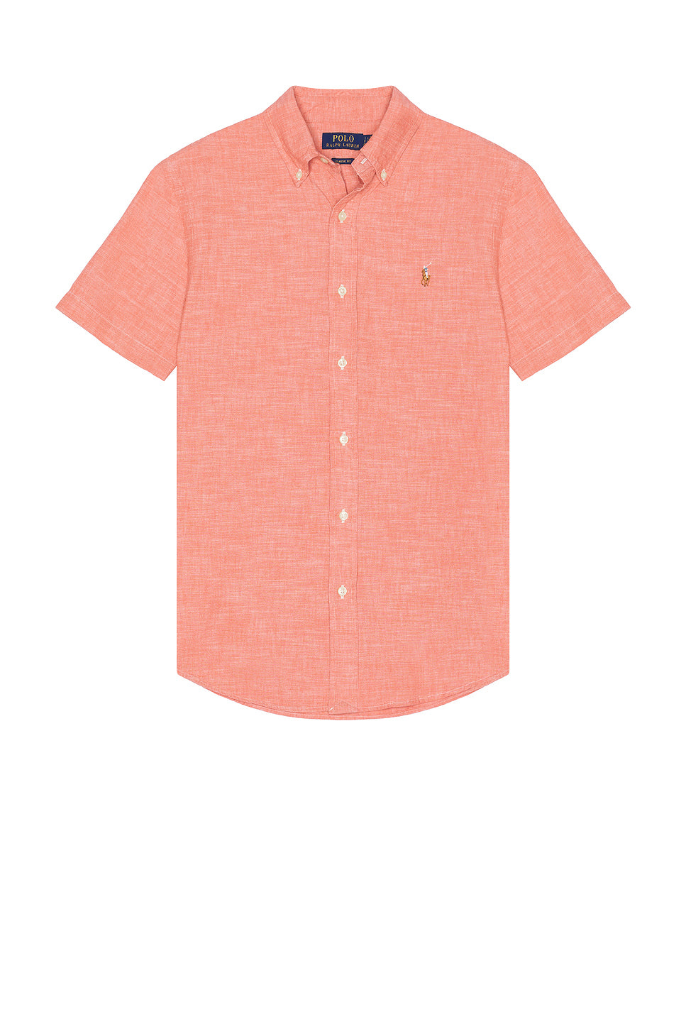 Short Sleeve Chambray Sport Shirt
