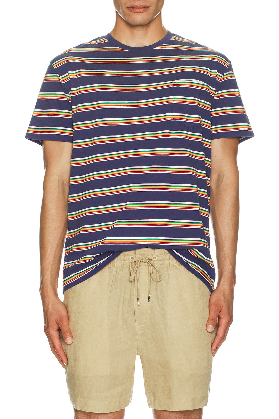 Stripe Crewneck T-Shirt