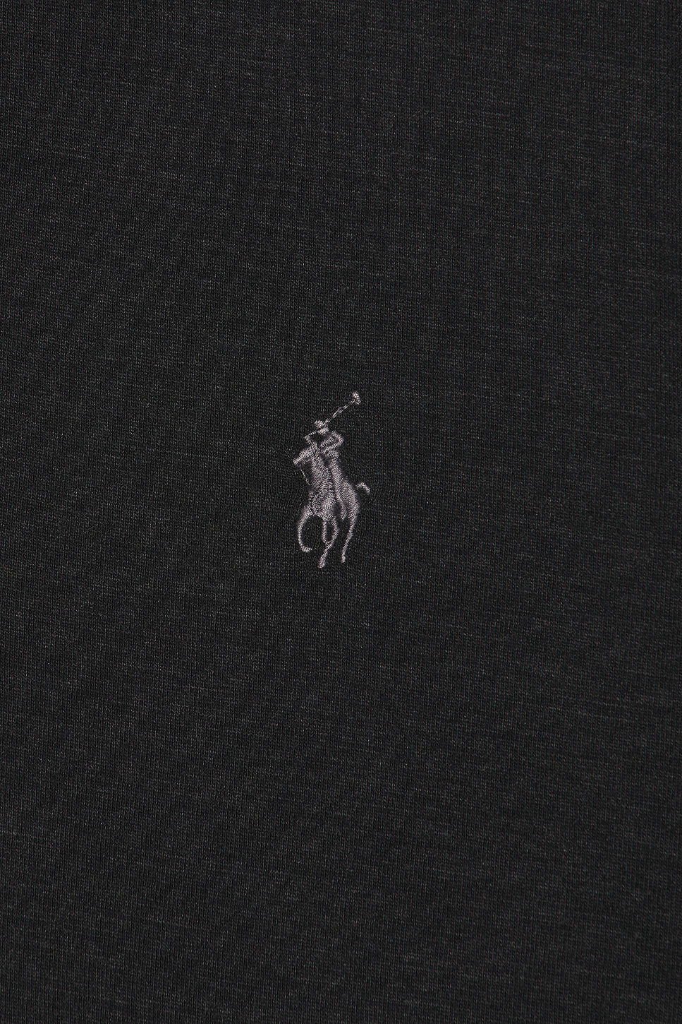 Long Sleeve Rib Hem Polo