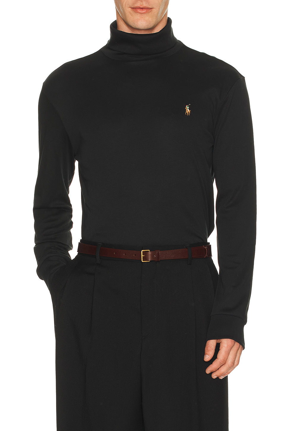 Long Sleeve Soft Touch Turtleneck Pullover
