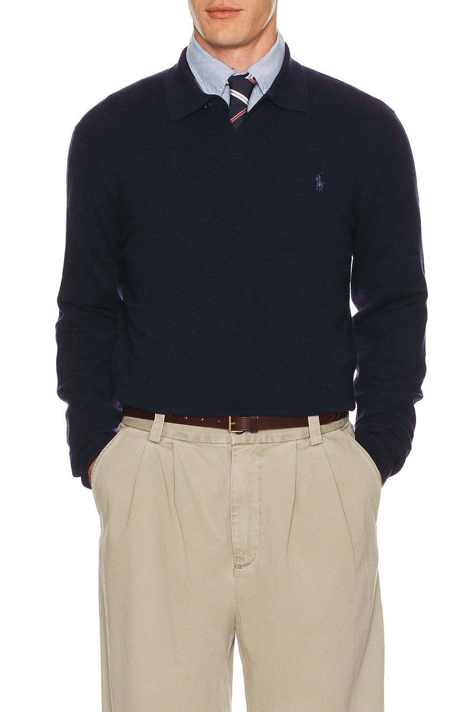 Lux Merino Johnny Collar Sweater