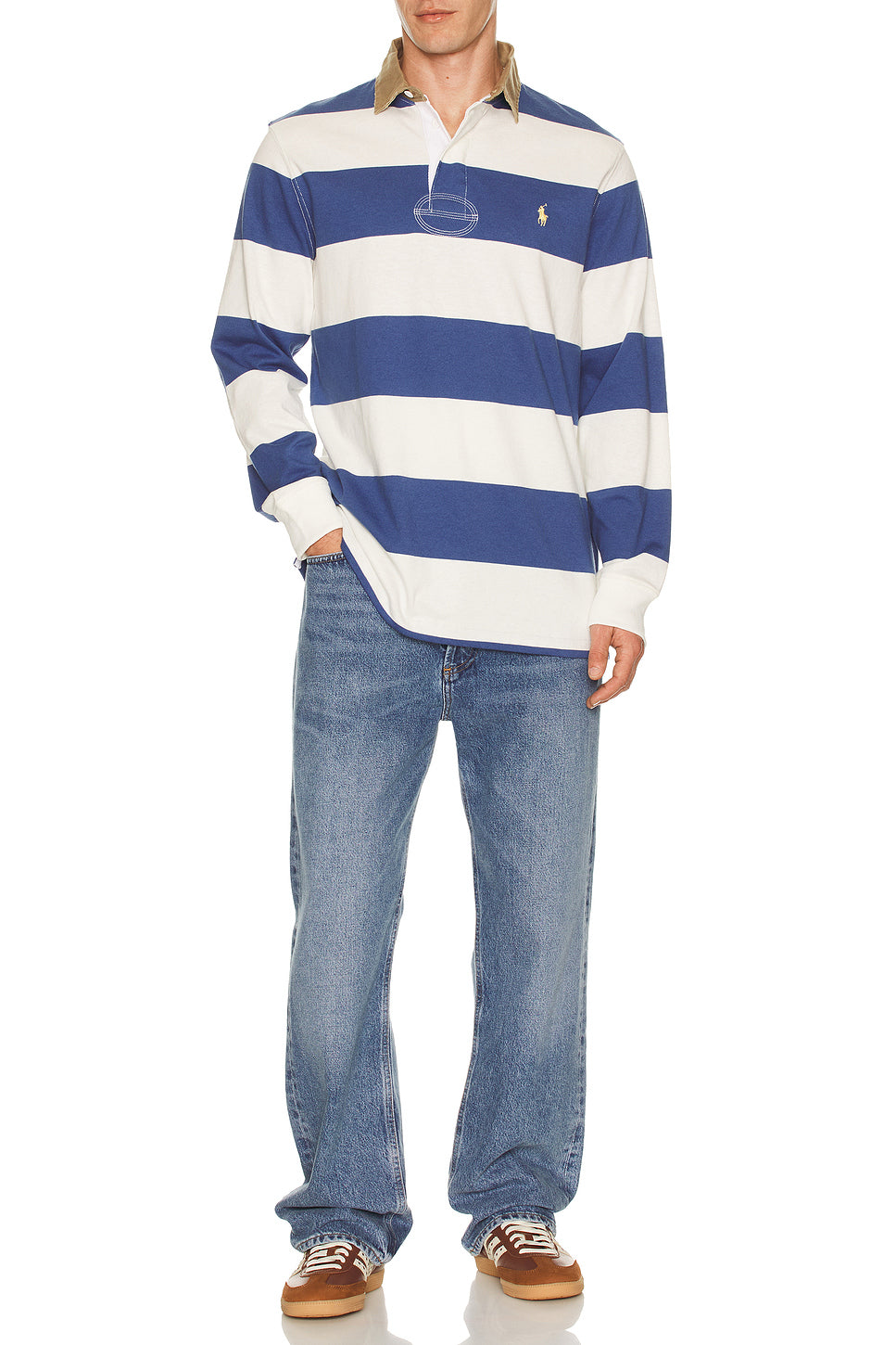 Long Sleeve Collared Rugby Shirt